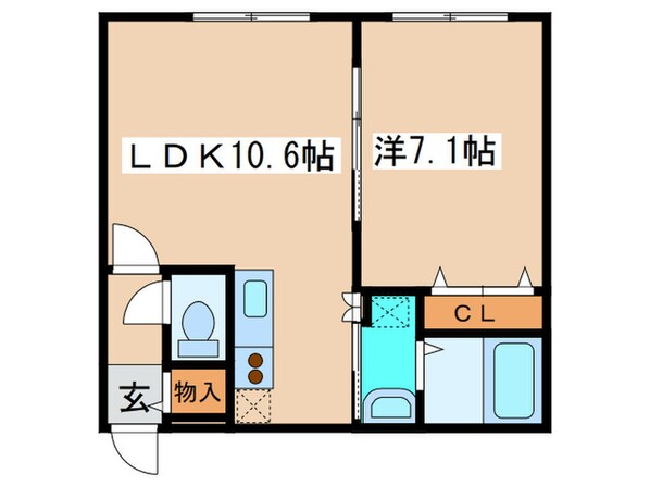 グランメ－ルＬｅｏの物件間取画像